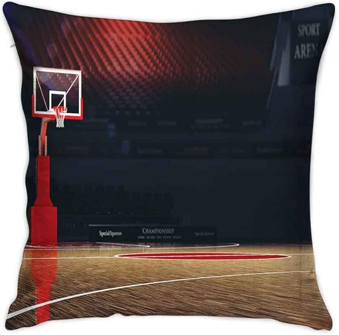 jifyasuo 18in*18in Imagen de Baloncesto de la cancha de Baloncesto