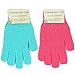 2 pairs of Hydro Exfoliating Gloves with BONUS shower hook - bath gloves, scrub gloves for men and women in two colors