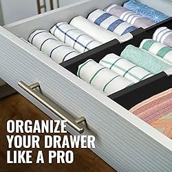 RAPTUROUS Adjustable Drawer Dividers 6