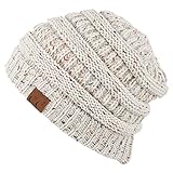 C.C Unisex Ribbed Confetti Knit Beanie