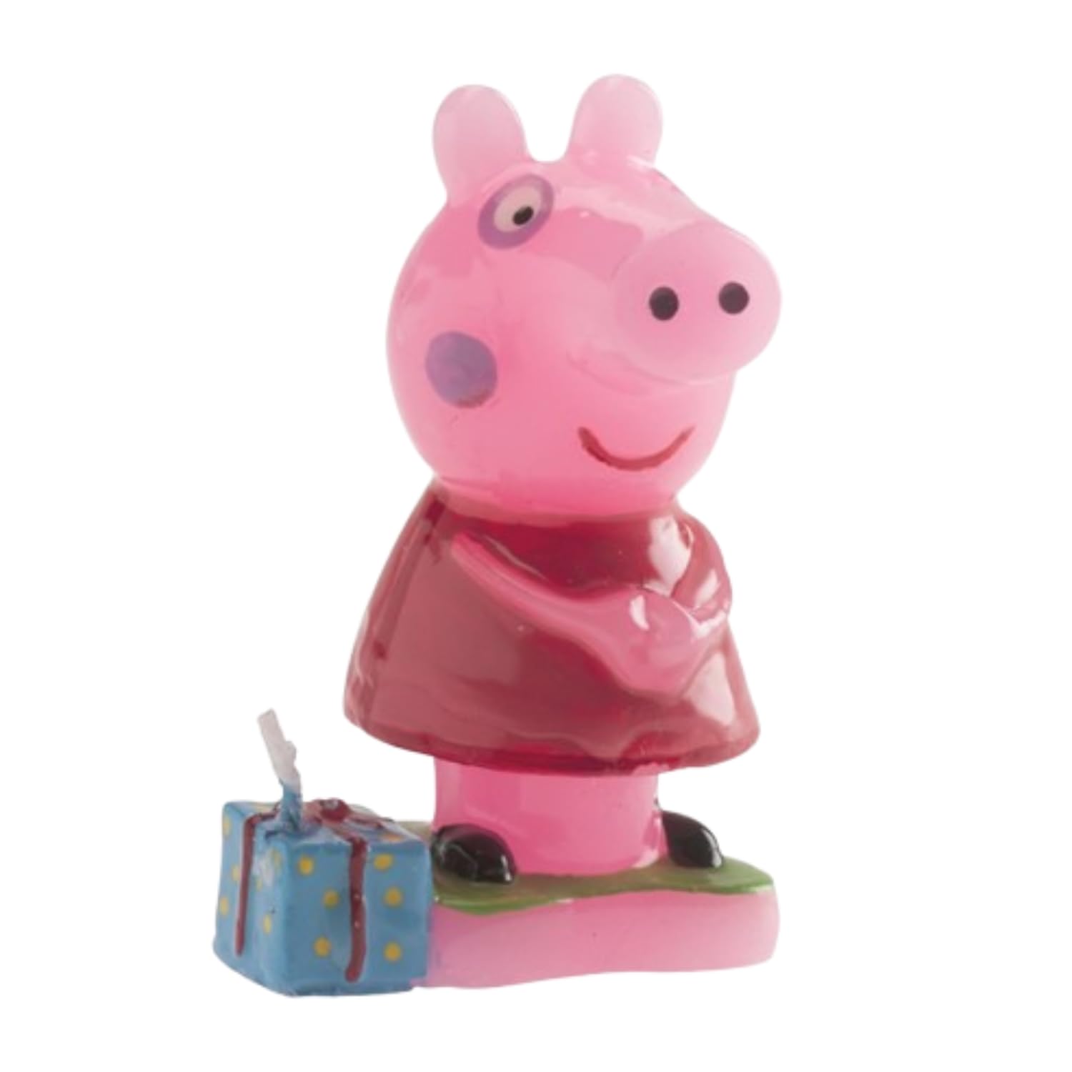 Dekora Birthday Cake Candles with Peppa Pig Design-Size 7.5 cm, Wax, Multicoloured, 4x8x15 cm,346089