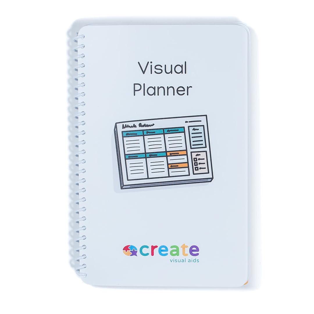 Visual Planner by Create Visual Aids Weekly Planner & Daily Planner for Adults with Visual Symbols for dementia, autism, visual timetable