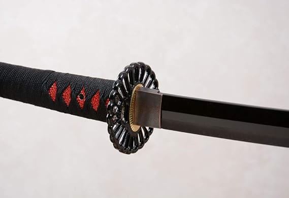 高級感 炭鬼刀 改 掛け台付き 闇刀身 黒い刀身 美術刀剣 鑑賞用 模造刀 日本刀 亜鉛合金製 鬼滅 日輪刀 即納 Moenvironment Org