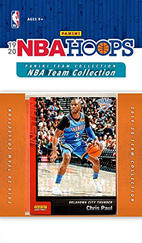 Oklahoma City Thunder 2019 2020 Hoops Basketball Factory Sealed 10 Card Team Set with Chris Paul, Steven Adams and a Darius Bazley Rookie Card Plus - Thumbnail 3