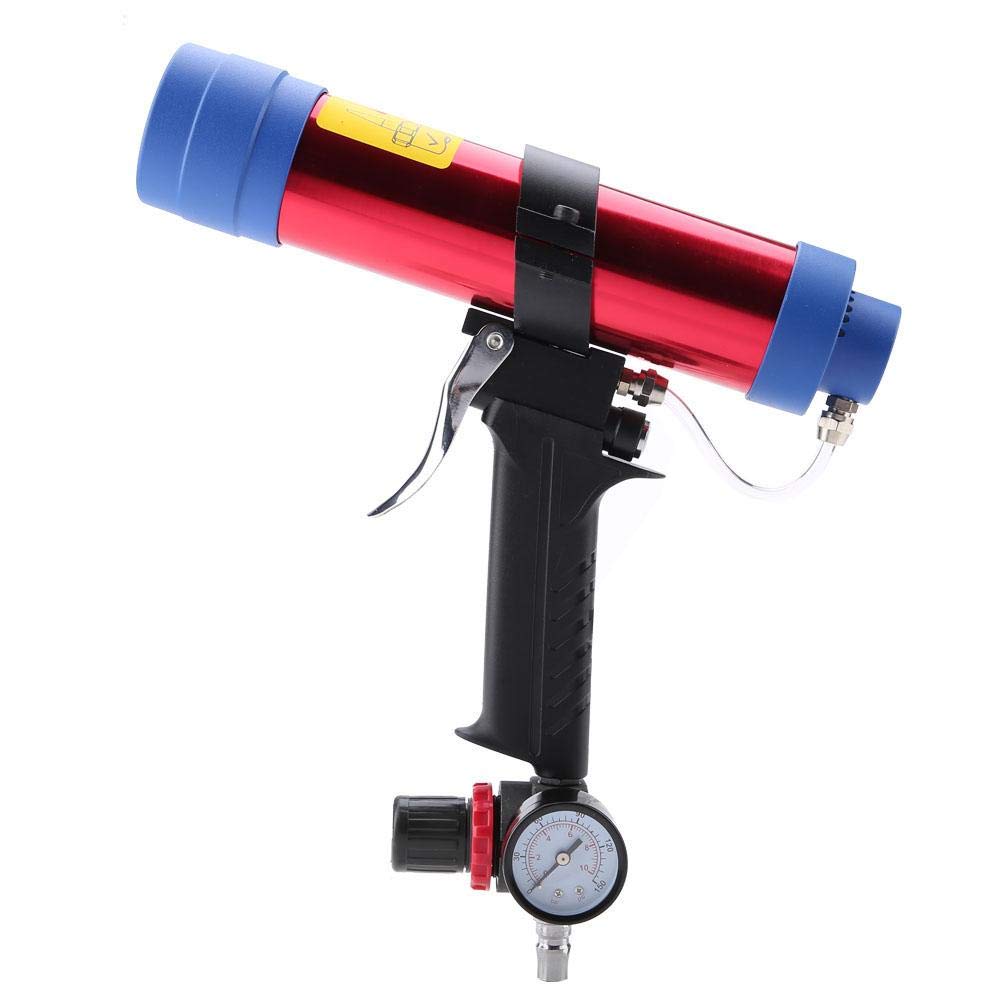 Akozon Pneumatic Glass Glue Sealant Gun 310ML Pneumatic Caulking Gun Cartridge Gun Paint and Decorating Tool
