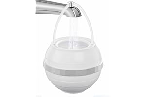 HDVIEW Bath Water Filter for Tub Faucet with Overflow,2,500 Gallons of Filtration,Remove contaminants,Chlorineand Fluoride,Hard Water Softener,Enhances The Health of Skin,Hair,Nails