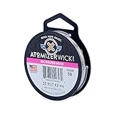 Nichrome 80 Series 30 Gauge Resistance Wire - 100ft, 50ft & 25ft Spools Available (25ft) with WIRE GUARD