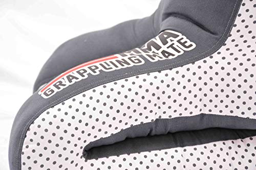 Grappling Dummy MMA Jiu Jitsu – Grappling Wrestling Dummy – Made from Durable Canvas Fabrics – MMA Dummy for Multiple Drills UNFILLED (Grey, 66'')