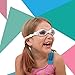Dots Swimming Goggles For Kids by Bling2O - Anti Fog, No Leak, Non Slip and UV Protection - Candy Dandy White Colored Fun Water Accessory Includes Hard Case