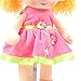 Linzy Miranda Rag Doll with Flower Dress, Pink 16