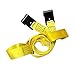 2x Car Basket Straps Adjustable Tow Dolly DEMCO Wheel Net Set Flat Hook YELLOW