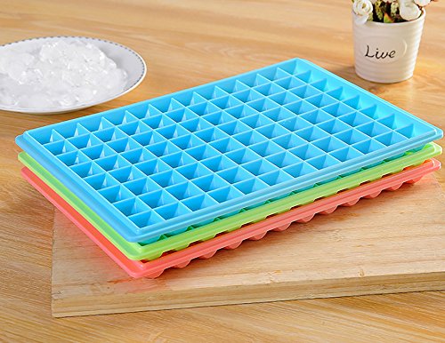 Milopon 3X Eiswürfelformen Eiswürfelform Eiswürfelschale aus Silikon Eiswürfel Box Eiswürfel Silikonformen… – Bild 4