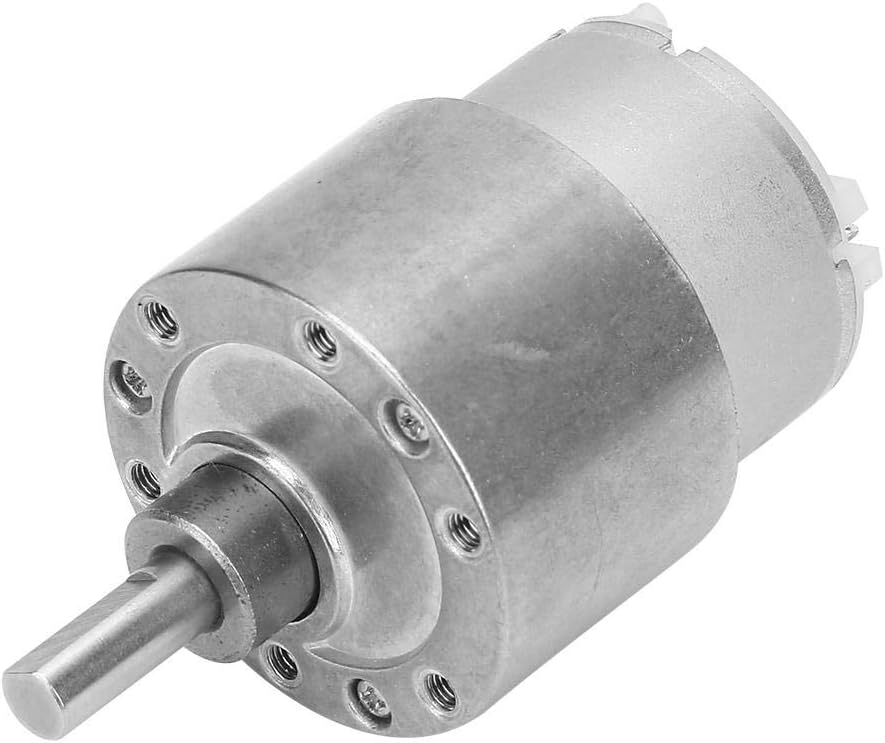 DC 12V Gear Motor, Speed Reduction Motor Toy Vending Machine Window Opener DC Gear Motor Automation Equipment(12V 50RPM) - Image 4