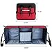 FLAGPOWER Car Trunk Organizer, Collapsible Grocery Storage Container with 3 Compartments for SUV Truck Auto Vehicle Car Auto Minivan