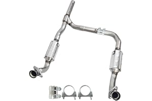 PULCHERFLOW Catalytic Converter Compatible with 2005-2008 Ford F150 F-150 RWD ONLY, 2006 2007 2008 LINCOLN Mark LT 5.4L V8 RWD ONLY Catalytic Convertor Left Right (EPA Compliant)