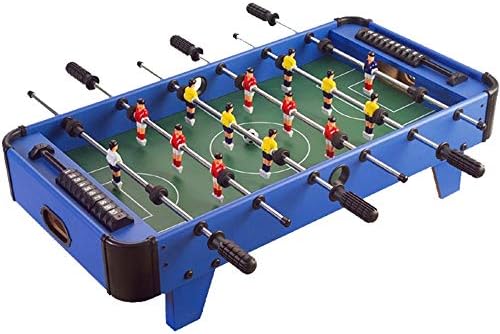 テーブルサッカーゲーム フーズボール卓上ゲームミニサイズ楽しいポータブルテーブルサッカーテーブルトップサッカーレクリエーションハンドサッカーゲームの部屋バーの 家庭用フットボールテーブル Color Blue Size 41 5xxcm Teamdriven Us