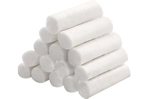 COMFORT AXIS Premium Dental Cotton Rolls #2 Medium 1.5" x 3/8" Extra Absorbent Non-Sterile Cotton Roll (500 Pack)