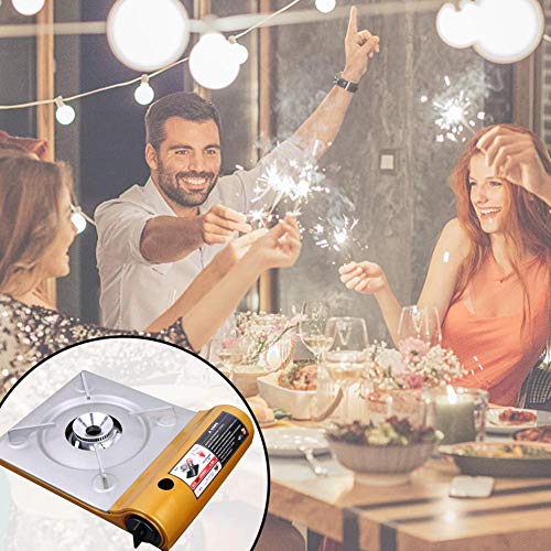 Urben Life Gaskooktoestel, campingkooktoestel, gasfornuis, buitenkampeerbaar veld van de ultradunne cassetteoven buiten… - Image 8