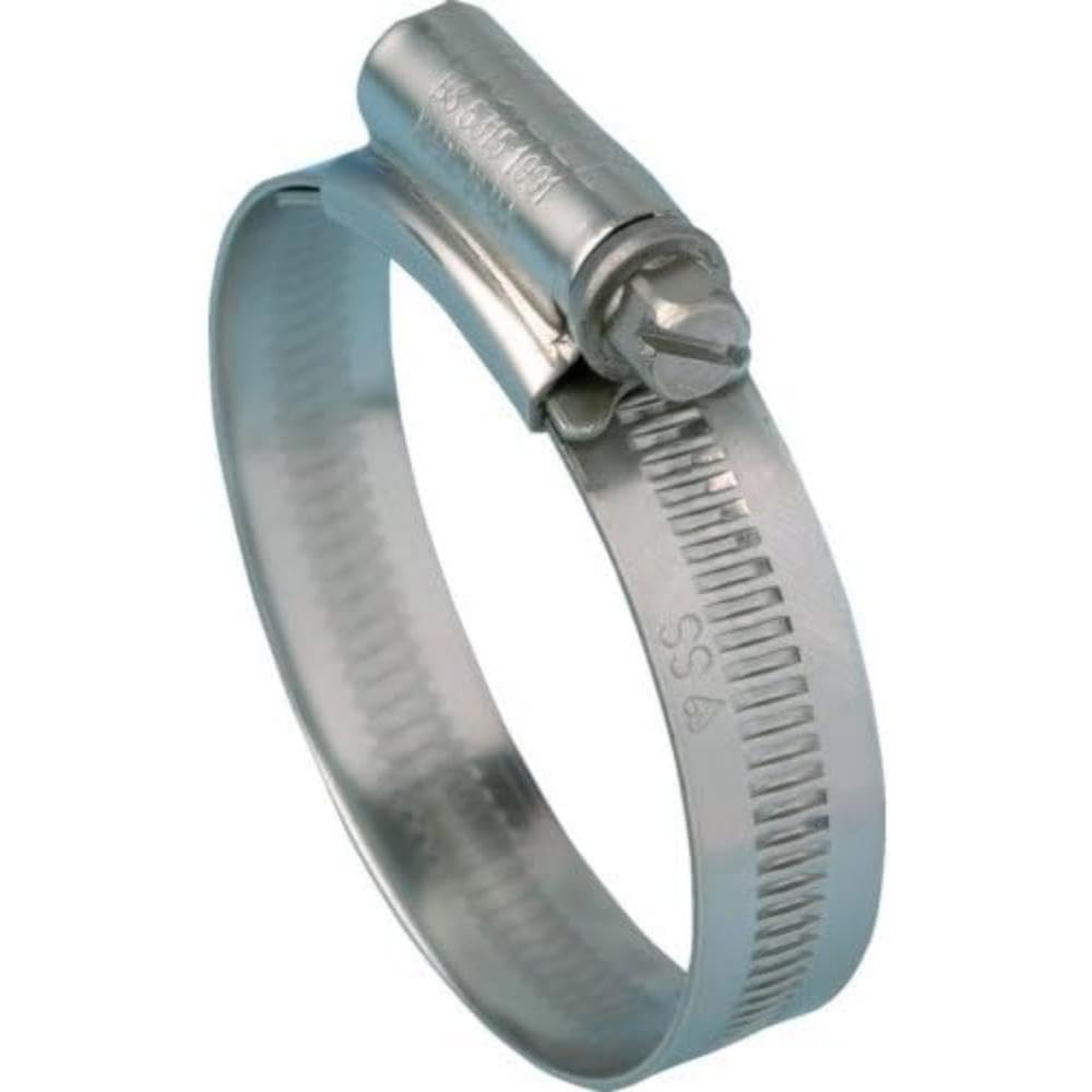 Best Price Square HOSE CLIP, 304 S/S 11-16MM PK10 M00SS By JUBILEE, Silver