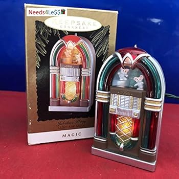 Vintage loretta lynn to heck with ole santa claus vinyl record christmas ornament / unique vinyl Amazon.com: Jukebox Party 1996 Hallmark Keepsake Light and Music Christmas Ornament: Home & Kitchen