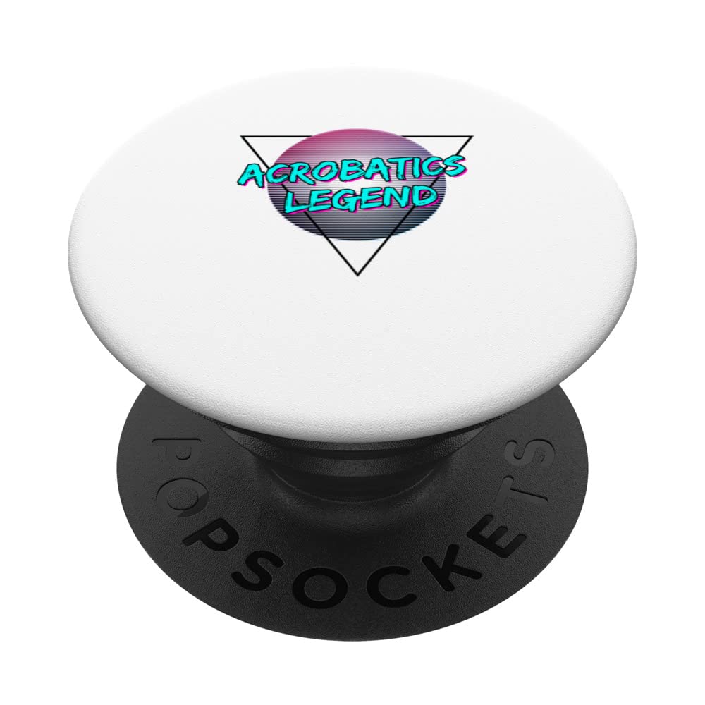 Acrobatics Legend Graphic Gymnast Gymnastics Sports Acrobat PopSockets Swappable PopGrip