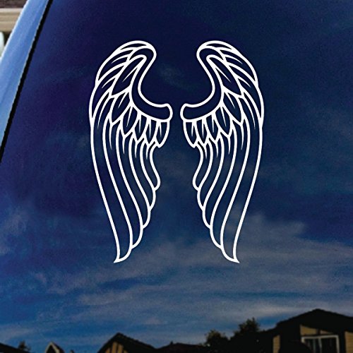 Compare Price angel wing window decal on