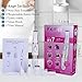 Nose Hair Trimmer for Men Women，Gospire 4 in 1 Eyebrow Sideburns Ear and Nose Hair Trimmer Waterproof Double-Edge Stainless Steel Blades Battery Operated Grooming Kit (White)