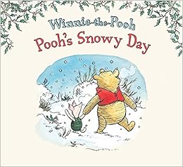 Winnie The Pooh Poohs Snowy Day Christmas Story Book - 