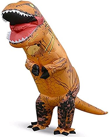 Simulation T-Rex Inflatable Dinosaur Funny Toy Doll Scary Masquerade Cosplay Costume