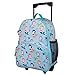 Wildkin Kids Rolling Luggage for Boys and Girls, Bag is Carry-On Size and Perfect for School or Overnight Travel, Patterns Coordinate with Our Nap Mats and Duffel Bags