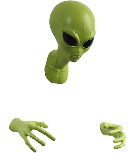 Amazon.com: Alien Wall Sculpture Alien Figurine Art Crafts