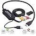HDMI to RCA Converter, HDMI to RCA Cable, 1080P HDMI to AV Adapter Cable Supports NTSC for TV Stick, Roku, Chromecast, Apple TV, PC, Laptop, Xbox, HDTV, DVD Etc primary
