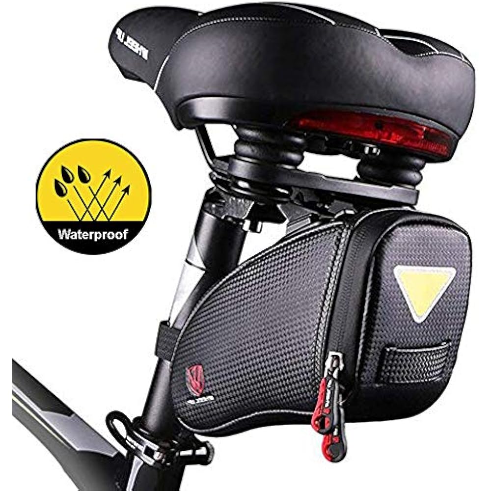Bike Wedge Saddle Bag, Mountain Road Seat Pack Cycling Bicycle Repair