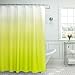 Creative Home Ideas - Textured Fabric Shower Curtain Set, Includes 12 Easy Glide Metal Rings, Modern Bathroom Décor, Machine Washable, Measures 70