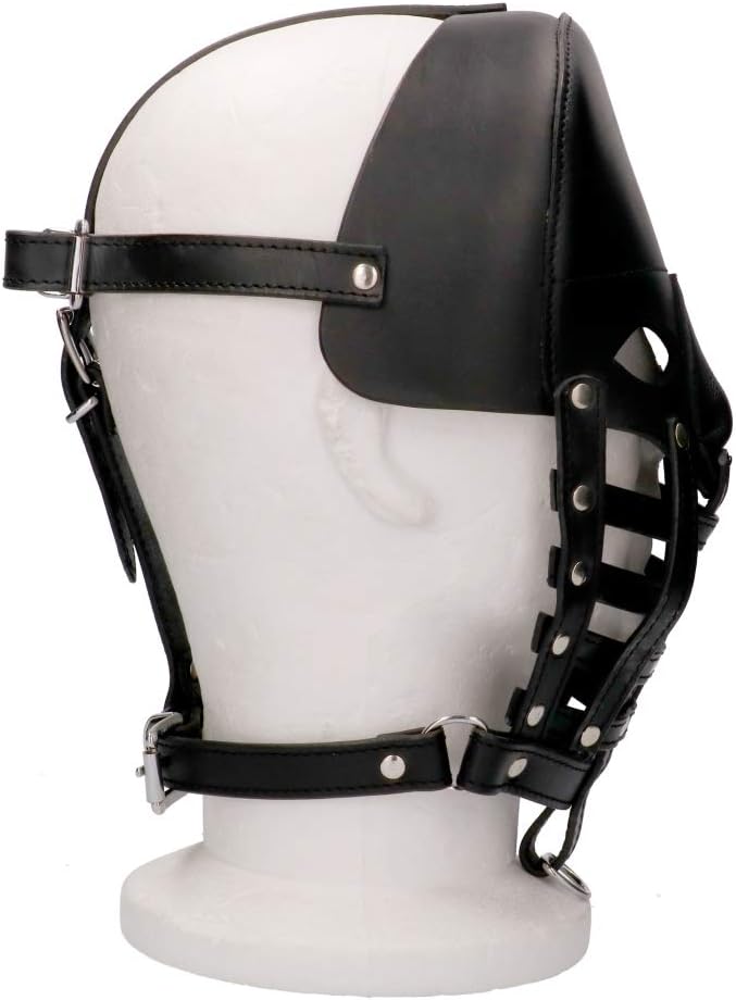 Ouch! by Shots - Pain - Male Leather Mask - Black PAI011BLK - Image 5