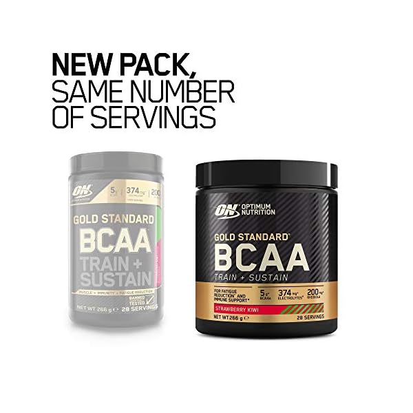 Optimum Nutrition Gold Standard BCAA Strawberry Kiwi Flavoured, 266g