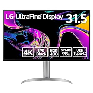 LG モニター ディスプレイ 32UQ850V-W 31.5インチ/IPS Black/4K (3840×2160)/約10.7億色表示(8bit+FRC)
