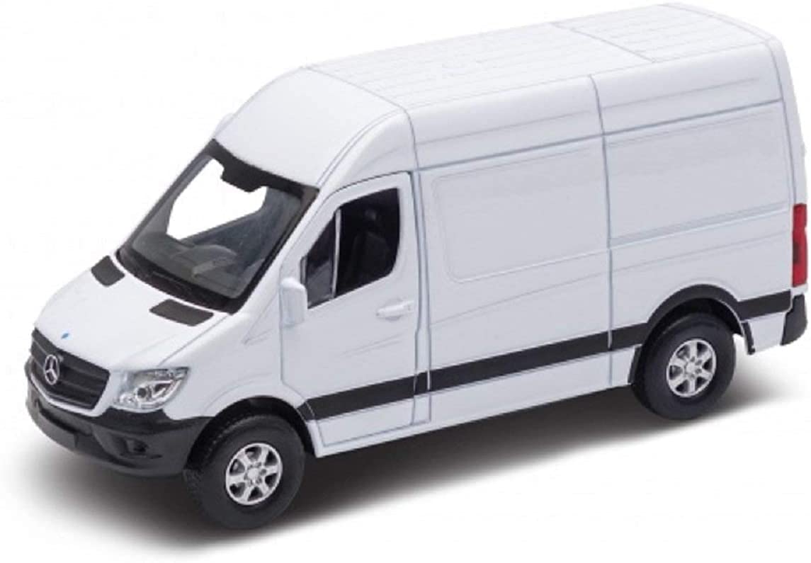 Kinsmart Compatible with Mercedes-Benz Sprinter 2020 White Delivery Van 1:43 Scale Diecast Metal
