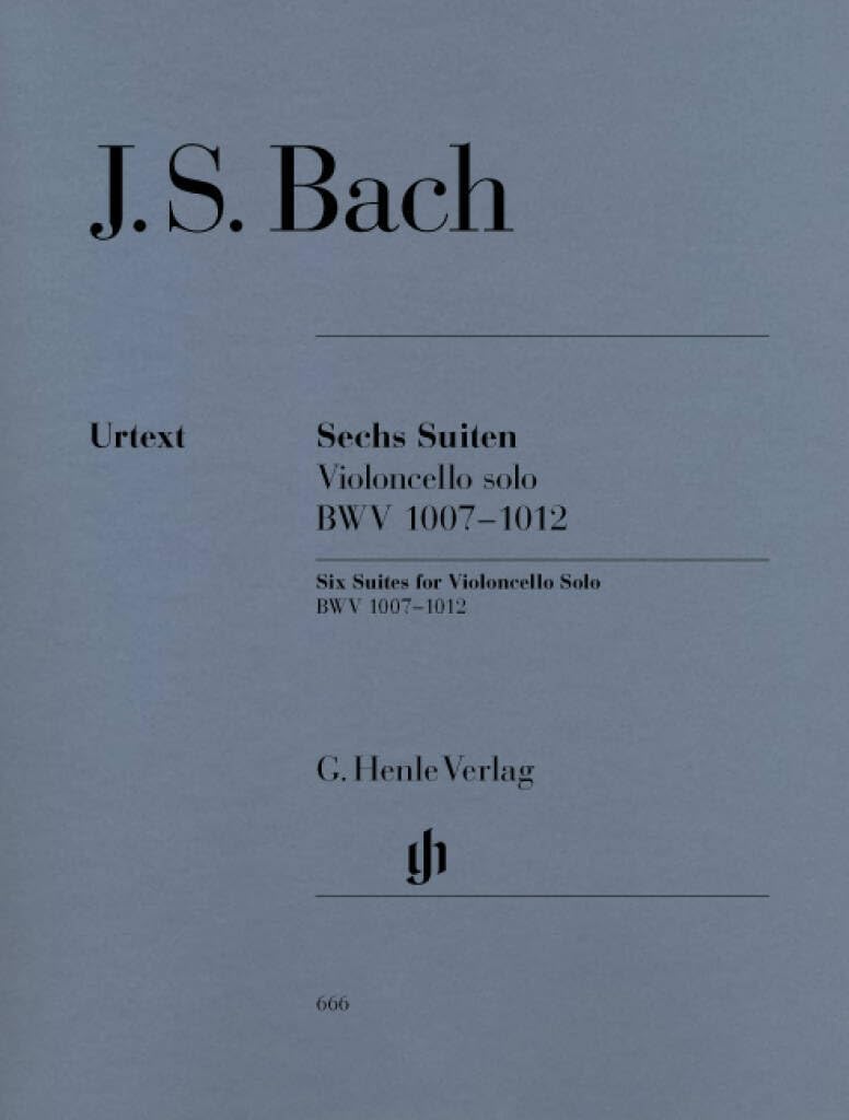 6 Suites for Violoncello solo BWV 1007-1012 - cello - (HN 666)