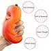 Minkle Slow Rising Squishy Toys, 6.3 Inches Jumbo Squeeze Stress Reliver Scented Fruit Mango Squishies