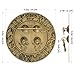 Hardware Philosophy Brass Blessings for Long Life Cabinet Face Plate Backplate Set 5.5