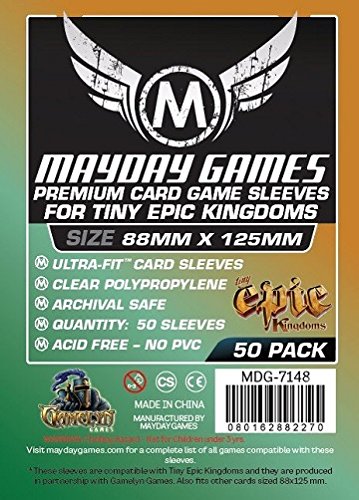 Tiny Epic Kingdom Sleeves(88x125mm)-50 Premium