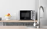 CASO Design MG 20 Ecostyle Microwave Oven & Grill, 20L, 700W, Silver view 2