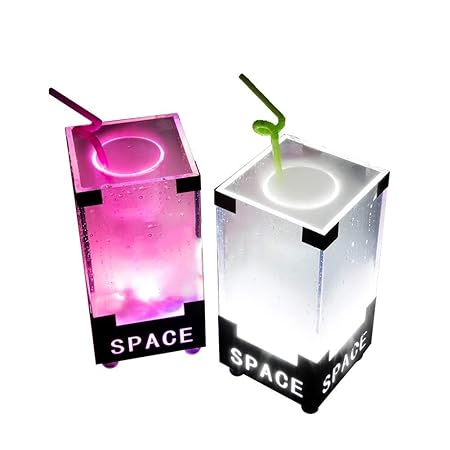 Cubo De Hielo LED Cambio De Color LED Cubo De Hielo Nevera LED ...