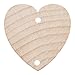 Heart Shaped 1-1/2 inch Real Wooden Board Tags – Wooden Tags for Birthday Boards, Chore Boards or Other Special Dates - Bag of 25