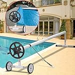 Yaheetech 21-feet Wide Inground Solar Cover Reel System for Swimming Pools