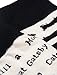 Out of Print Unisex Banned Books Socks Large White