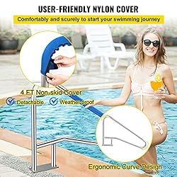 VEVOR Pool Rail 55x32 Pool Railing 304 Stainless