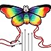 AGREATLIFE Rainbow Butterfly Kite for Kids - Giant Wide