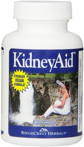 RidgeCrest Kidneyaid, Herbal Cleanse and Support Capsules, 60-Count (Pack of 3)